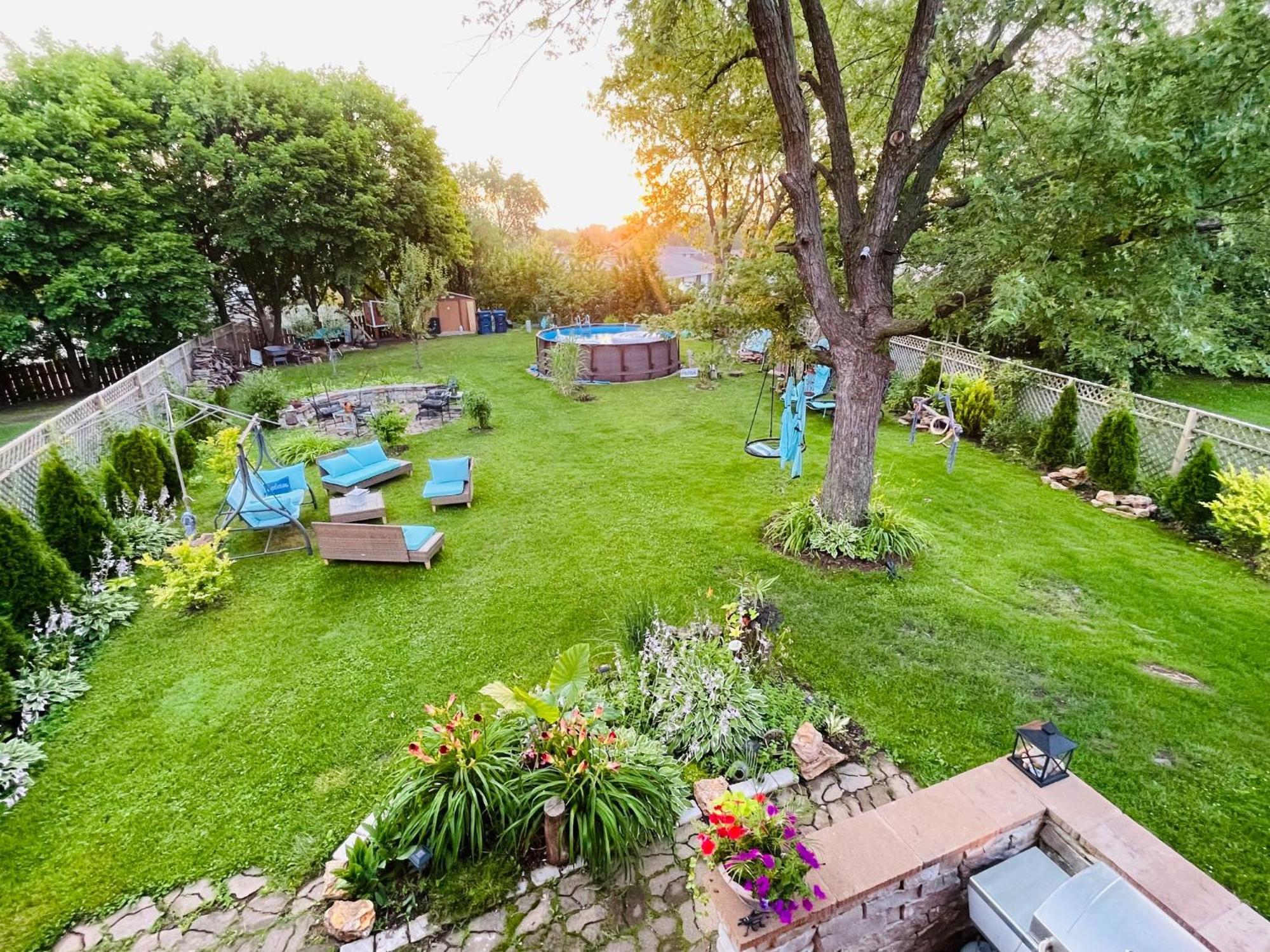 Schaumburg Paradise Oasis With A Secret Garden And Private Pool Eksteriør bilde